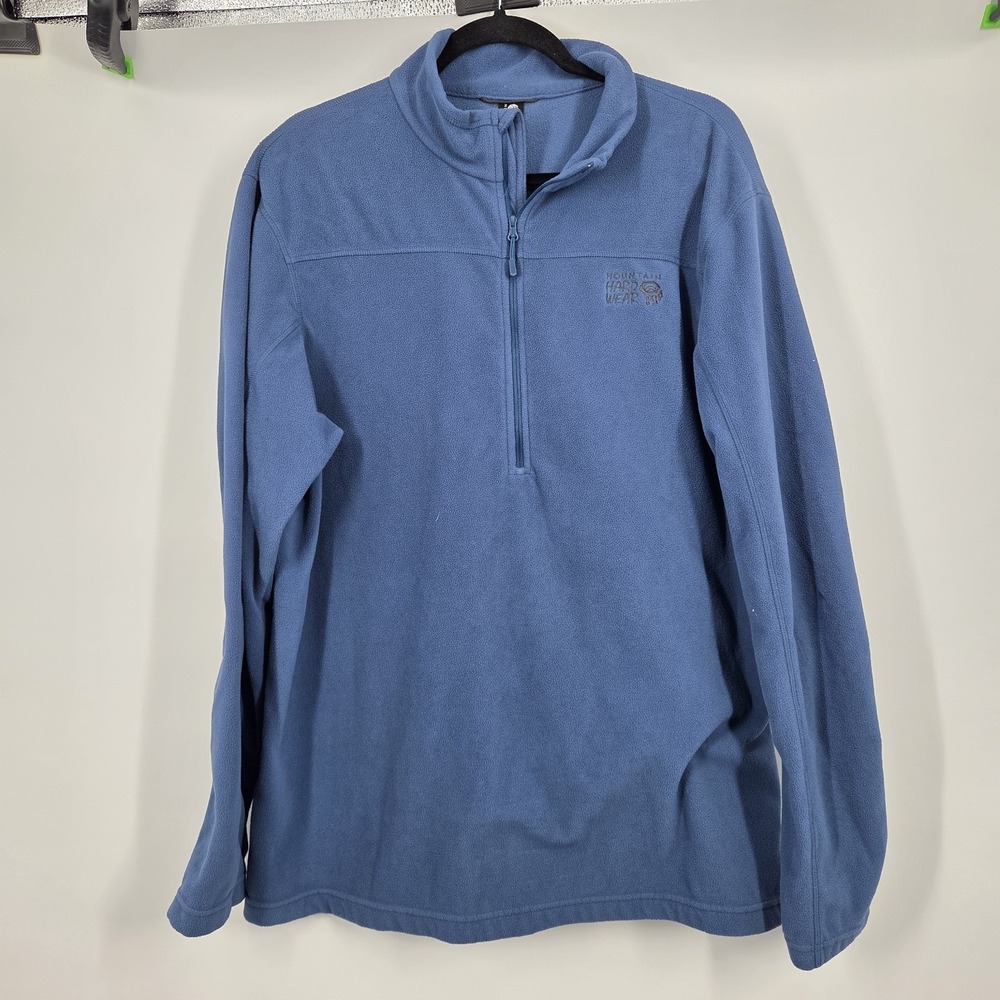 Mountain Hardware Men's Microchill 2.0 1/2 Zip Fleece Pullover XXL Outdoor